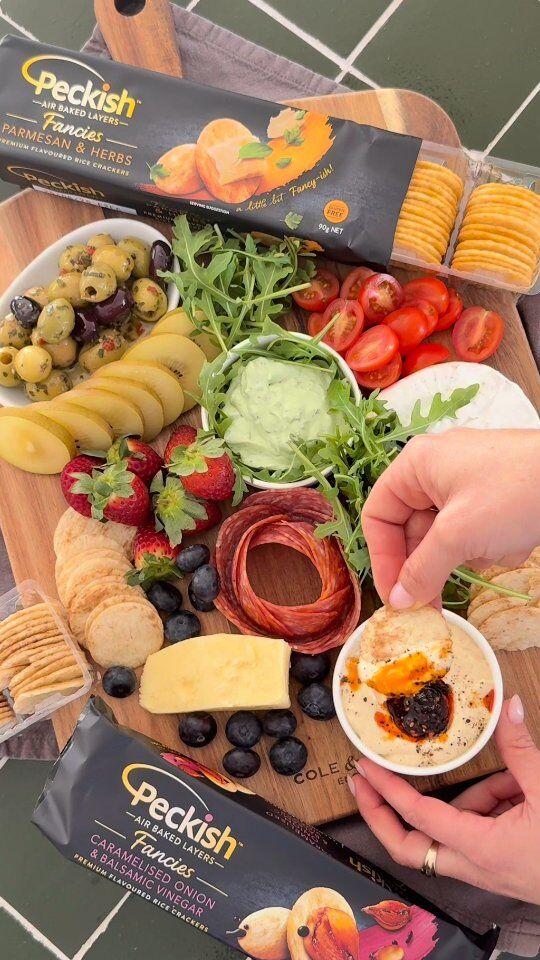 Wanting to wow your guests this hosting season? Bring bold flavours to any platter with Peckish 🧀🫒😋 On special now at your local @woolworths_au for only $2!